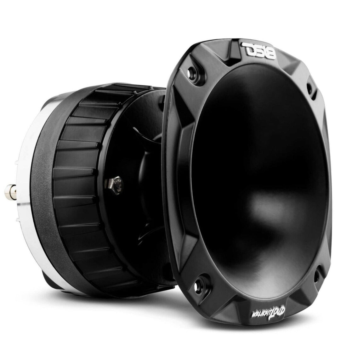 Controlador de compresión DS18 PRO-DKH1XS con bocina de aluminio y bobina móvil de titanio de 2" - 320 vatios Rms 8 ohmios