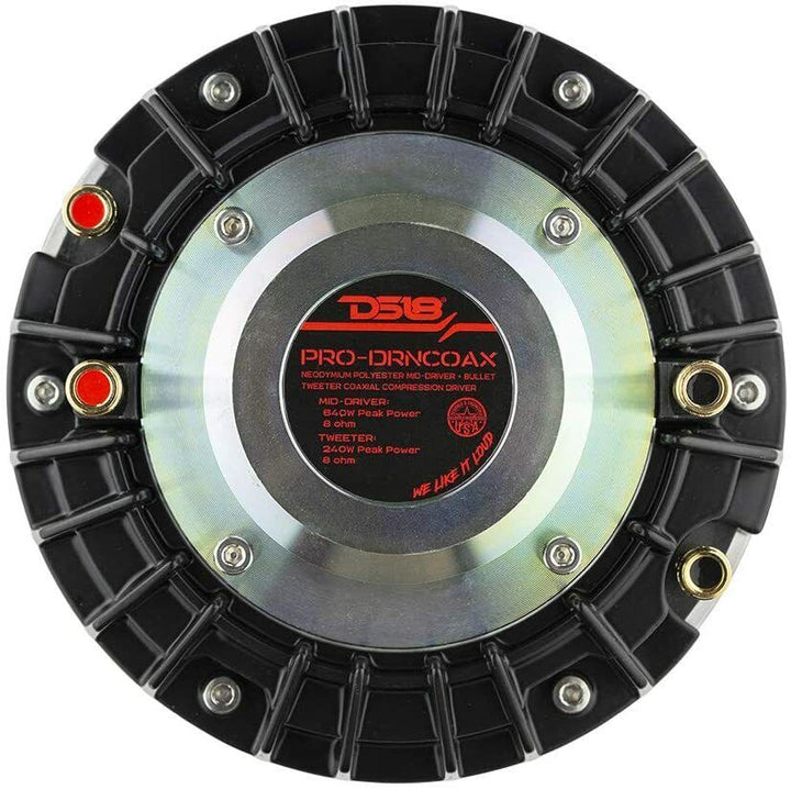 Controlador de alta compresión PRO-DRNCOAX de 2 vías con bobina móvil de 3,5" - 320 vatios Rms 8 ohmios