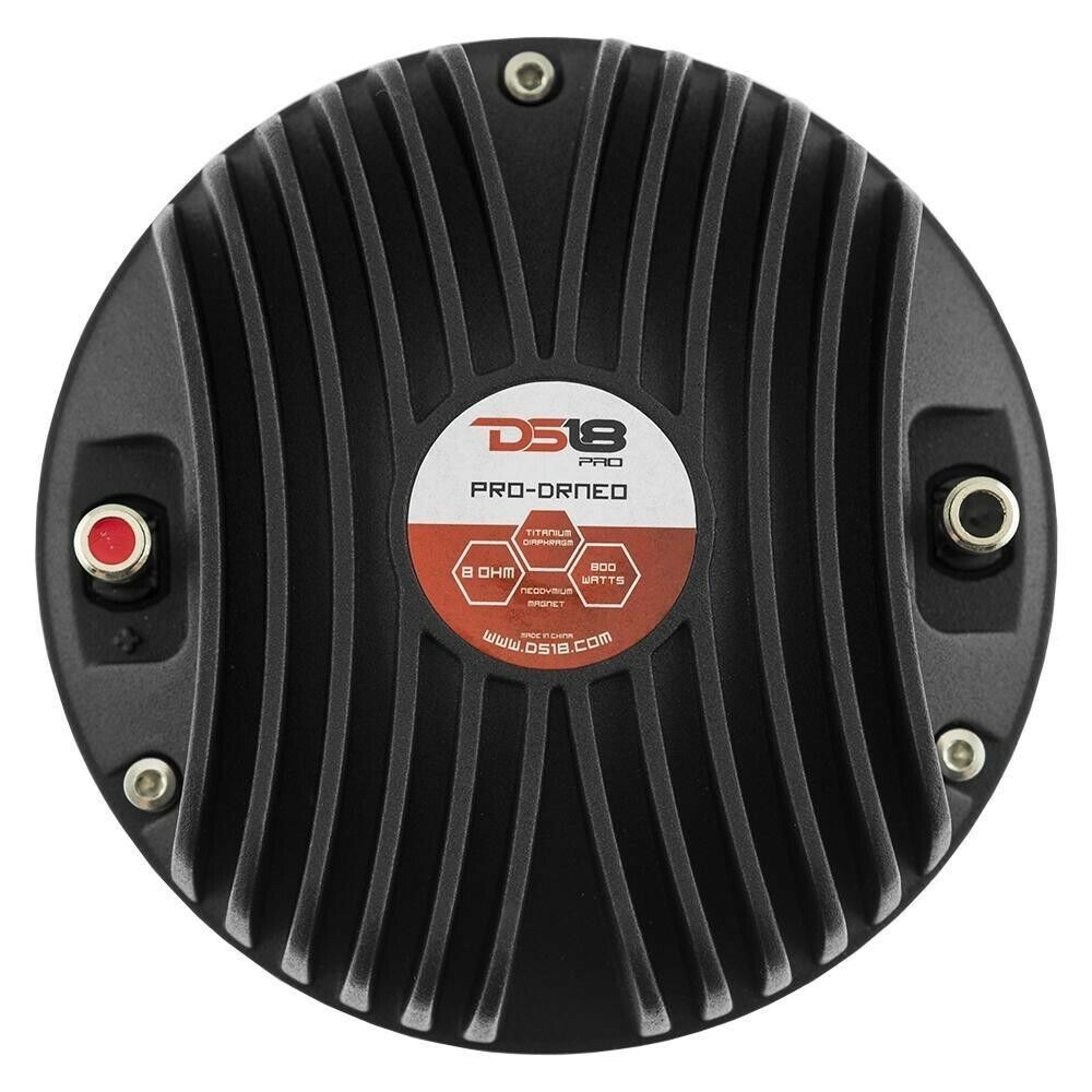 Controlador de compresión de neodimio atornillable DS18 PRO-DRNEO con bobina móvil de titanio de 3" - 450 vatios Rms 8 ohmios