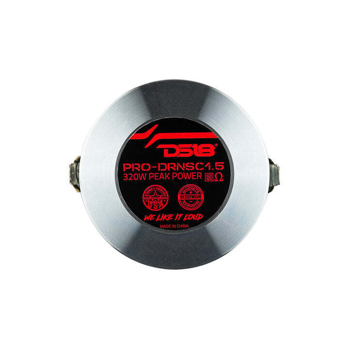 DS18 PRO-DRNSC1.5 Neodymium Compression Driver with 1.5" Voice Coil - 160 Watts Rms 8-ohm