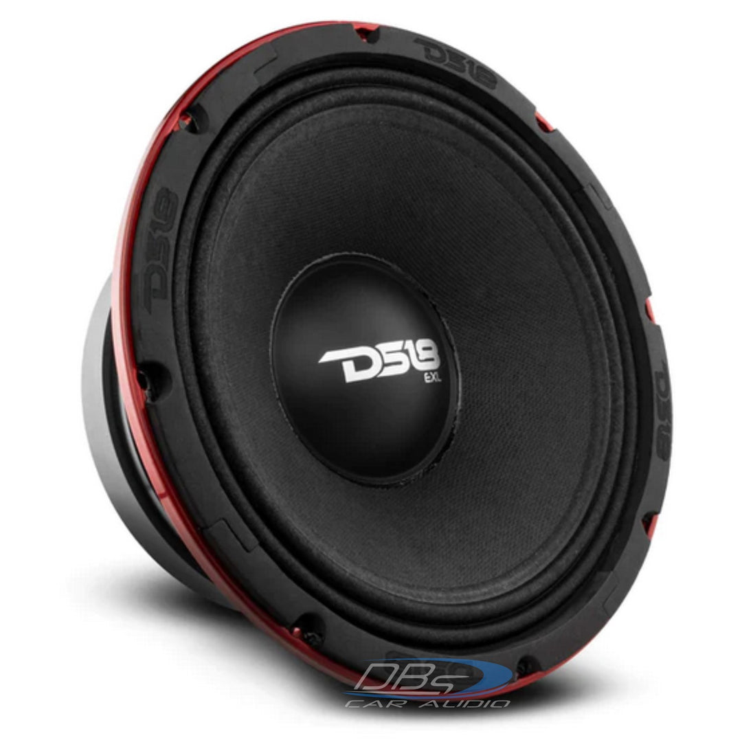 DS18 PRO-EXL108MB Altavoz de medios graves de 10" con tapa antipolvo clásica y bobina móvil de 3" - 600 vatios Rms 8 ohmios