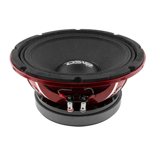 DS18 PRO-EXL108MB Altavoz de medios graves de 10" con tapa antipolvo clásica y bobina móvil de 3" - 600 vatios Rms 8 ohmios
