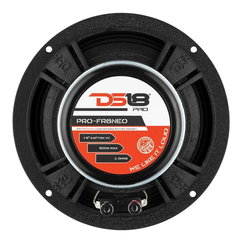 DS18 PRO-FR6NEO 6.5" Full-Range Bullet Loudspeaker - 225 Watts Rms 4-ohm