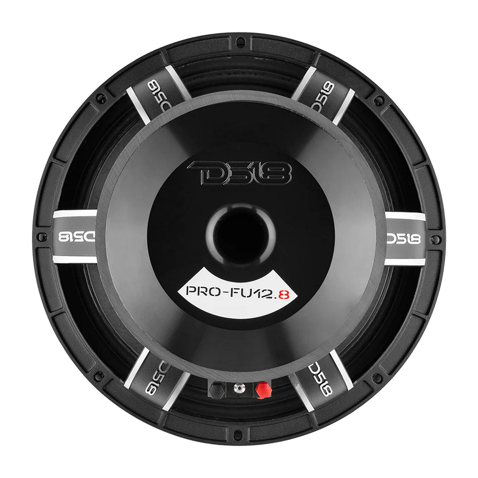DS18 PRO-FU12.8 Altavoz de rango medio de 12" con tapa antipolvo clásica y bobina móvil de 3" - 600 vatios Rms 8 ohmios