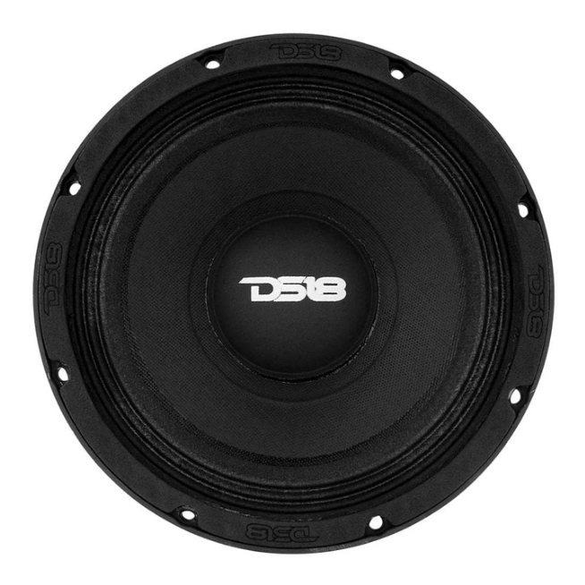 DS18 PRO-FU8.4 Altavoz de rango medio de 8" con tapa antipolvo clásica y bobina móvil de 2" - 350 vatios Rms 4 ohmios