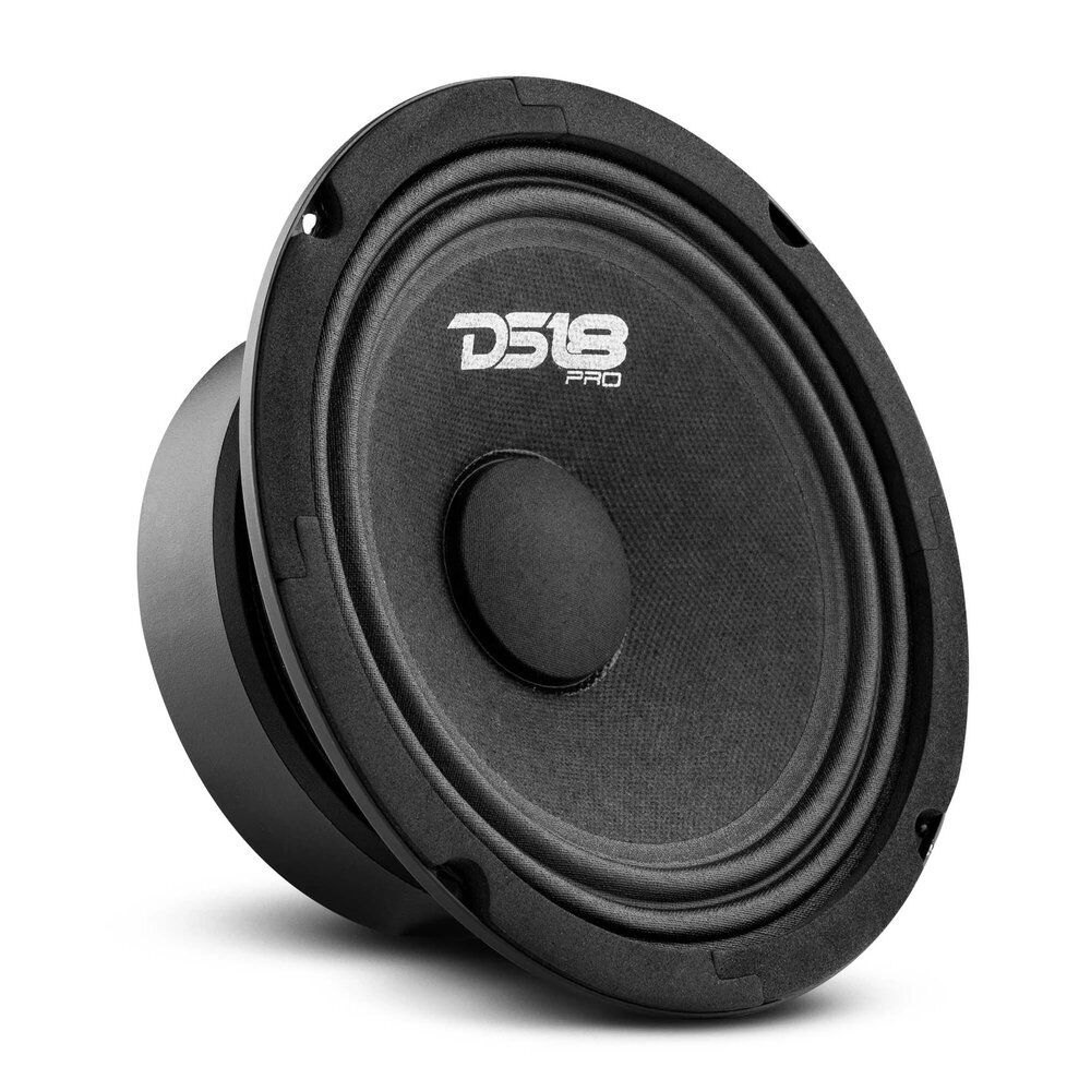 DS18 PRO-GM6 Altavoz de rango medio de 6,5" con tapa antipolvo clásica y bobina móvil de 1,5" - 140 vatios Rms 8 ohmios