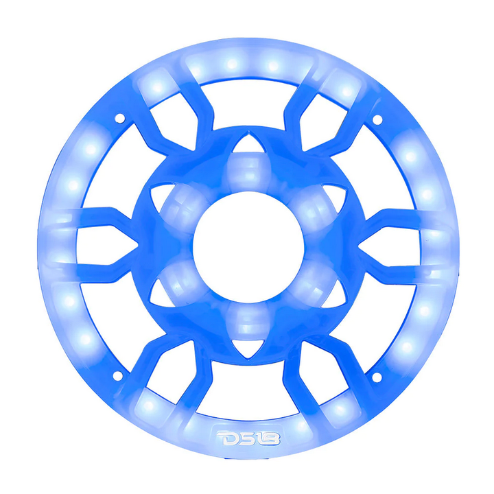 DS18 PRO-GRILL6RGB Cubiertas protectoras universales de plástico para parrilla de altavoz de 6,5" con luces LED RGB integradas