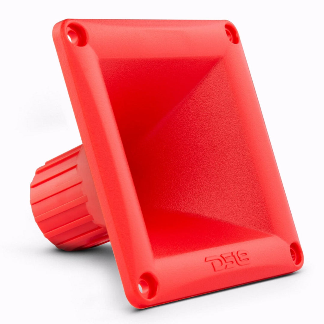 DS18 PRO-H44/RD Bocina atornillable de plástico ABS rojo con garganta de 1" - Profundidad de 2,71"