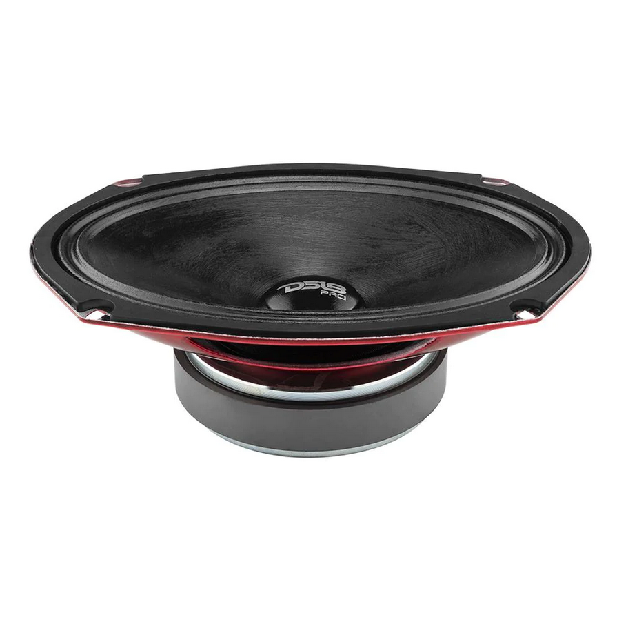 DS18 PRO-SM69.2 Altavoz de rango medio poco profundo de 6x9" con cono resistente al agua y bobina móvil de 1,5" - 250 vatios Rms 2 ohmios