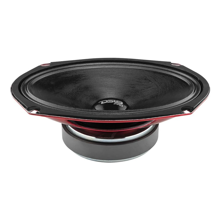 DS18 PRO-SM69.2 Altavoz de rango medio poco profundo de 6x9" con cono resistente al agua y bobina móvil de 1,5" - 250 vatios Rms 2 ohmios