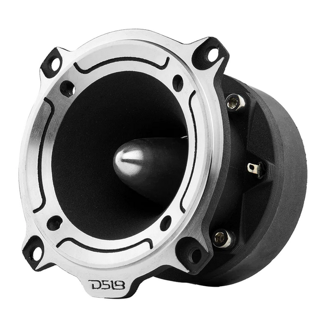DS18 PRO-TW220 Súper tweeters tipo bala de compresión de 3,2" con bobina móvil de titanio de 1" - 120 vatios Rms 4 ohmios