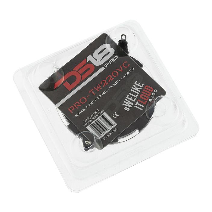 DS18 PRO-TW220VC 1" Titanium Replacement Diaphragm with 4-ohm Voice Coil for PRO-TW220 Compression Tweeter