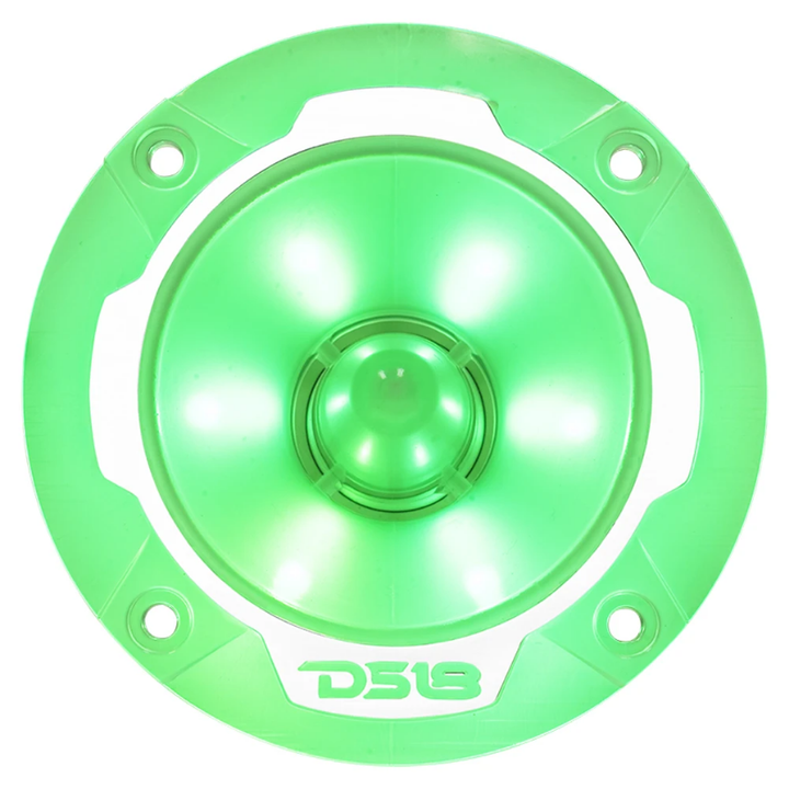 DS18 PRO-TW2L 3.8" Compression Bullet Super Tweeters with 1" Aluminum Voice Coil and RGB LEDs - 120 Watts Rms 4-ohm