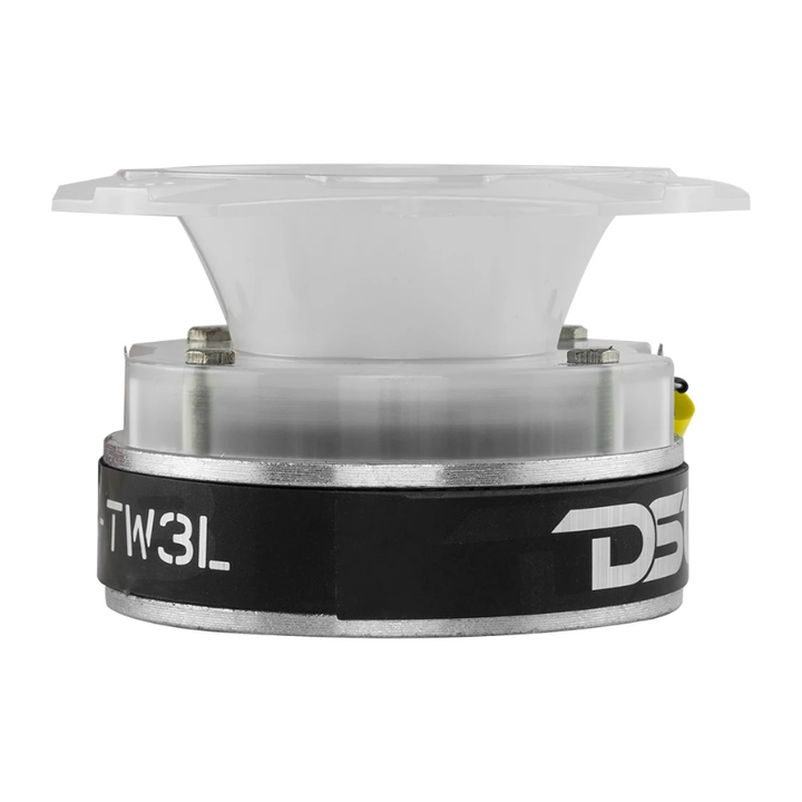 DS18 PRO-TW3L Súper tweeter tipo bala de compresión de 4" con bobina móvil de titanio de 1,5" y LED RGB - 250 vatios Rms 4 ohmios