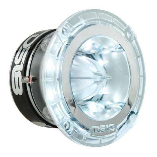 DS18 PRO-TW4L Súper tweeter tipo bala de compresión de 4,5" con bobina móvil de titanio de 1,75" y LED RGB - 280 vatios Rms 4 ohmios