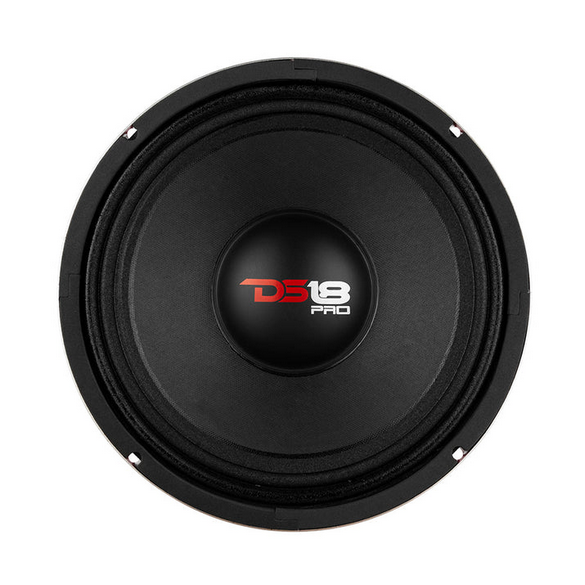 DS18 PRO-X10M Altavoz de rango medio de 10" con tapa antipolvo clásica y bobina móvil de 2" - 300 vatios Rms 8 ohmios