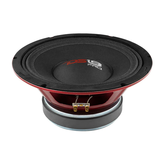 DS18 PRO-X10MBASS Altavoz de medios graves de 10" con tapa antipolvo clásica y bobina móvil de 2,5" - 400 vatios Rms 8 ohmios