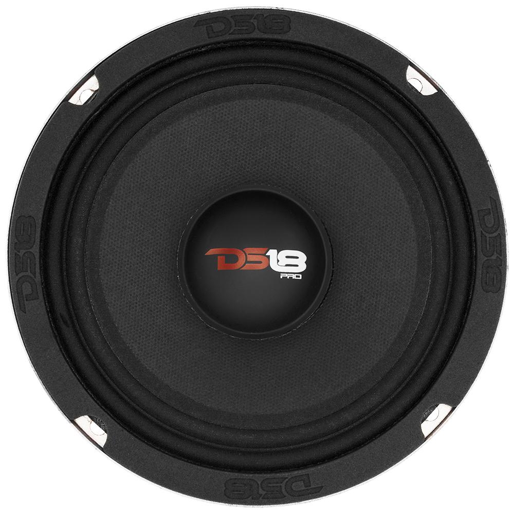 DS18 PRO-X6.4M Altavoz de rango medio de 6,5" con tapa antipolvo clásica y bobina móvil de 1,5" - 250 vatios Rms 4 ohmios