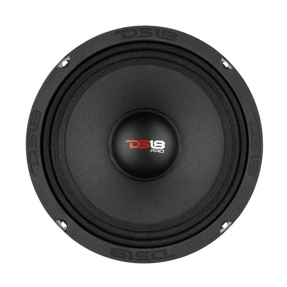 DS18 PRO-X8M Altavoz de rango medio de 8" con tapa antipolvo clásica y bobina móvil de 1,5" - 275 vatios Rms 8 ohmios