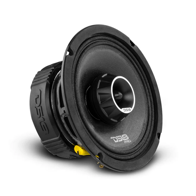 DS18 PRO-ZT6 Altavoz coaxial de 2 vías de 6,5" con tweeter tipo bala incorporado y bobina móvil de 1,5" - 225 vatios Rms 4 ohmios