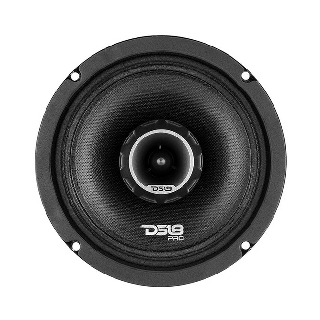 DS18 PRO-ZT6 Altavoz coaxial de 2 vías de 6,5" con tweeter tipo bala incorporado y bobina móvil de 1,5" - 225 vatios Rms 4 ohmios