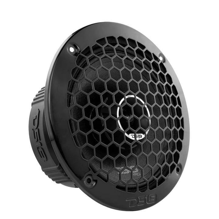 DS18 PRO-ZT6 Altavoz coaxial de 2 vías de 6,5" con tweeter tipo bala incorporado y bobina móvil de 1,5" - 225 vatios Rms 4 ohmios