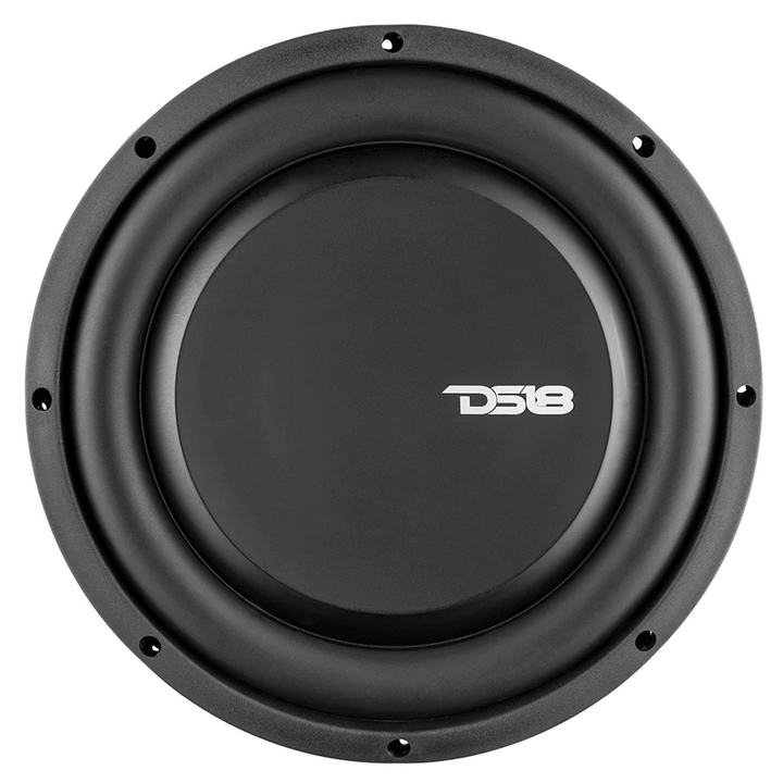 DS18 PSW10.4D Shallow Mount 10" Subwoofer - 500 Watts Rms 4-ohm DVC