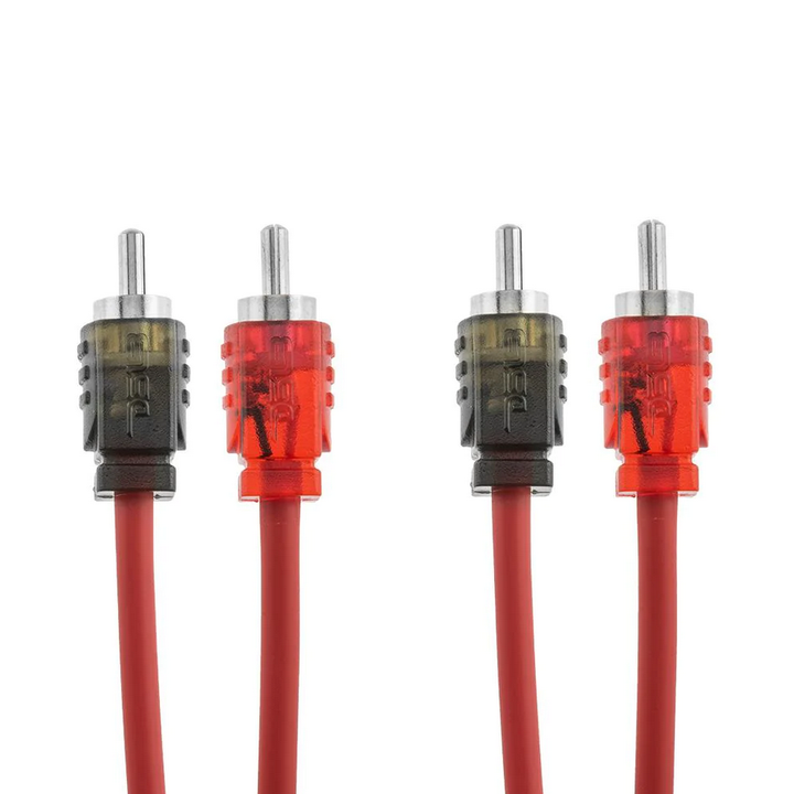 Cable Rca Ultra Flex DS18 R12 de 12 pies y 2 canales con funda de nailon, fabricado con alambre de cobre sin oxígeno