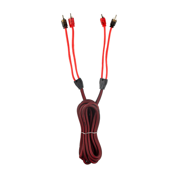 DS18 R16 16 Foot 2-Channel Ultra Flex Rca Cable with Nylon Sleeving- Made with Oxygen-free Copper Wire