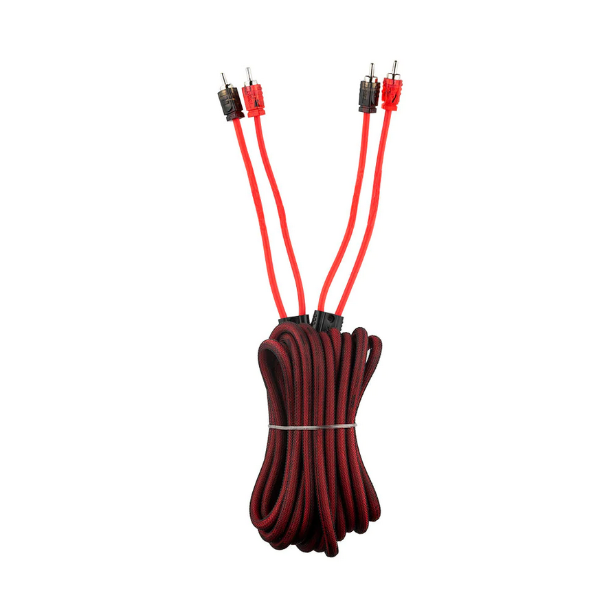 Cable Rca Ultra Flex DS18 R20 de 20 pies y 2 canales con funda de nailon, fabricado con alambre de cobre sin oxígeno