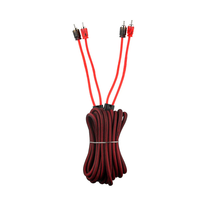 Cable Rca Ultra Flex DS18 R20 de 20 pies y 2 canales con funda de nailon, fabricado con alambre de cobre sin oxígeno