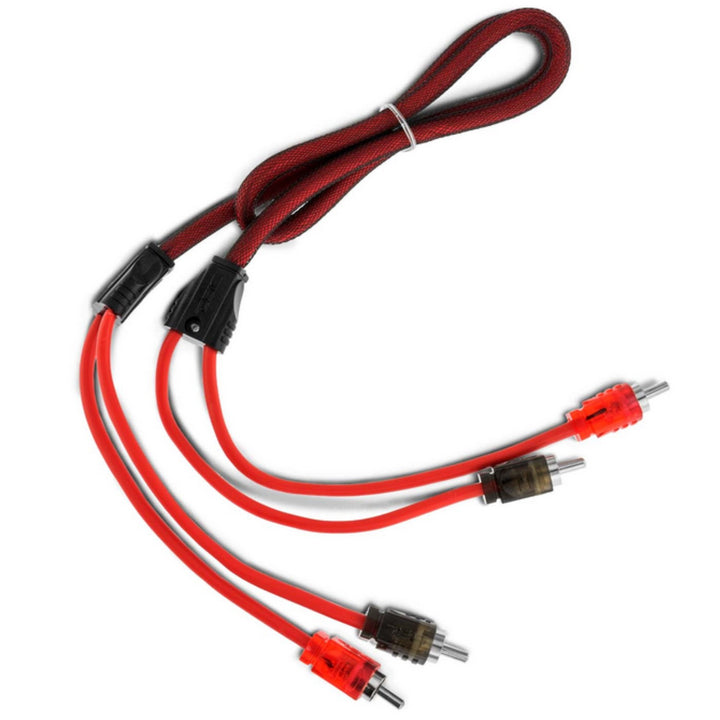 Cable Rca Ultra Flex DS18 R3 de 3 pies y 2 canales con funda de nailon, fabricado con alambre de cobre sin oxígeno