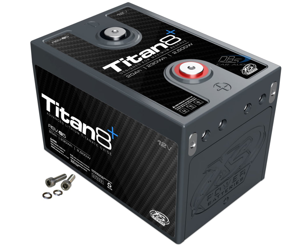 XS Power RSV-S5 12 Volt Titan8 LTO Lithium Battery - 2500 Watts Rms | 20Ah