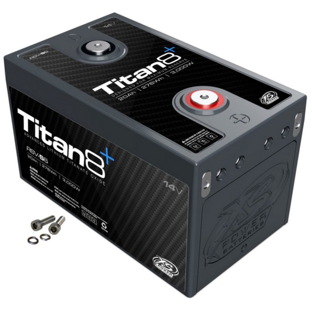 XS Power RSV-S6 14 Volt Titan8 LTO Lithium Battery - 3000 Watts Rms | 20Ah