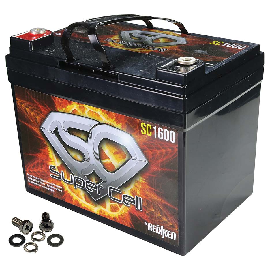 Energie SC1600 Batería de celda de alimentación AGM de 12 voltios - 1600 vatios Rms | 35Ah