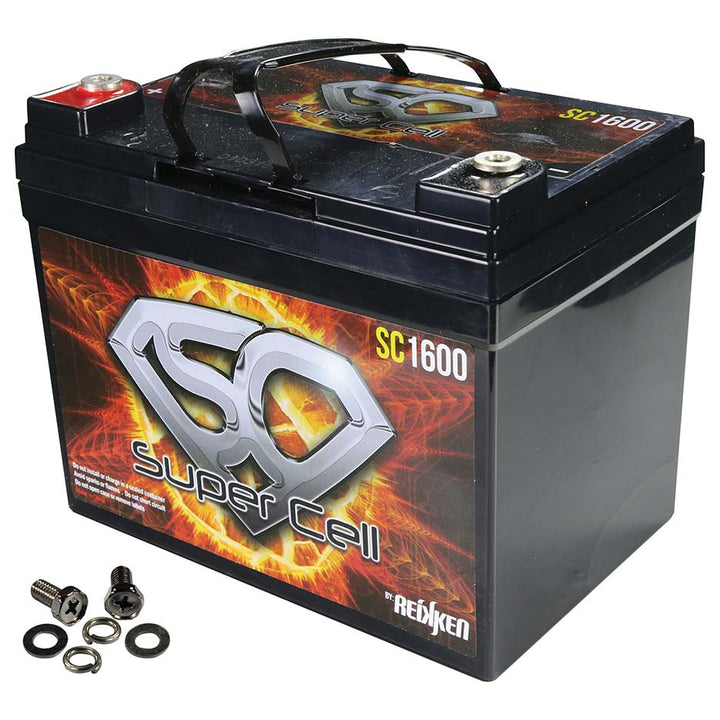 Energie SC1600 Batería de celda de alimentación AGM de 12 voltios - 1600 vatios Rms | 35Ah