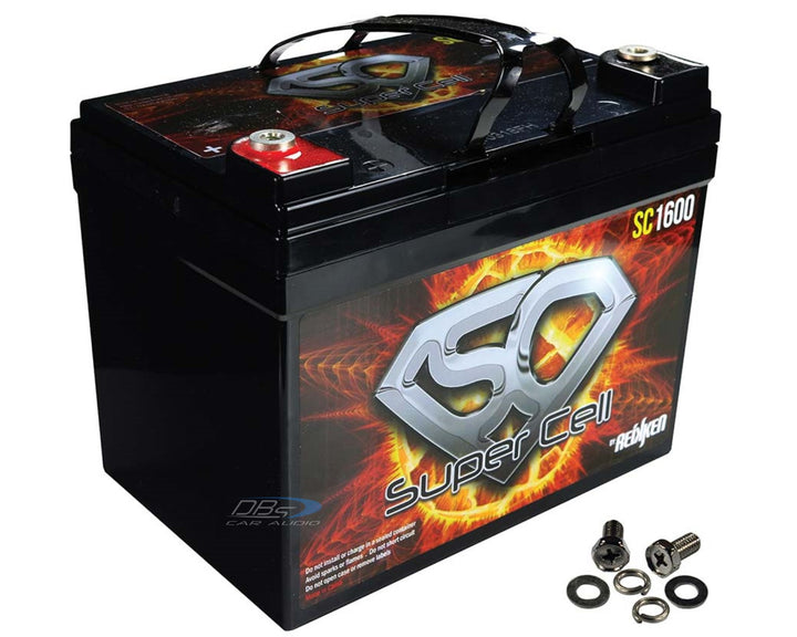 Energie SC1600 Batería de celda de alimentación AGM de 12 voltios - 1600 vatios Rms | 35Ah