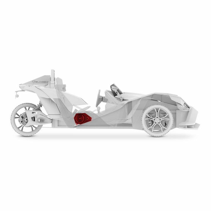 DS18 Inside Side Panel Enclosures - Fits 2015-up Polaris Slingshot