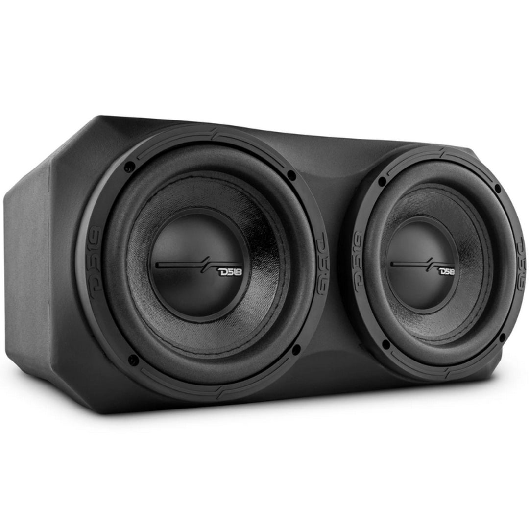 DS18 Under Dash Enclosure with 2x 6.5" Subwoofers - Fits 2015-2019 Polaris Slingshot