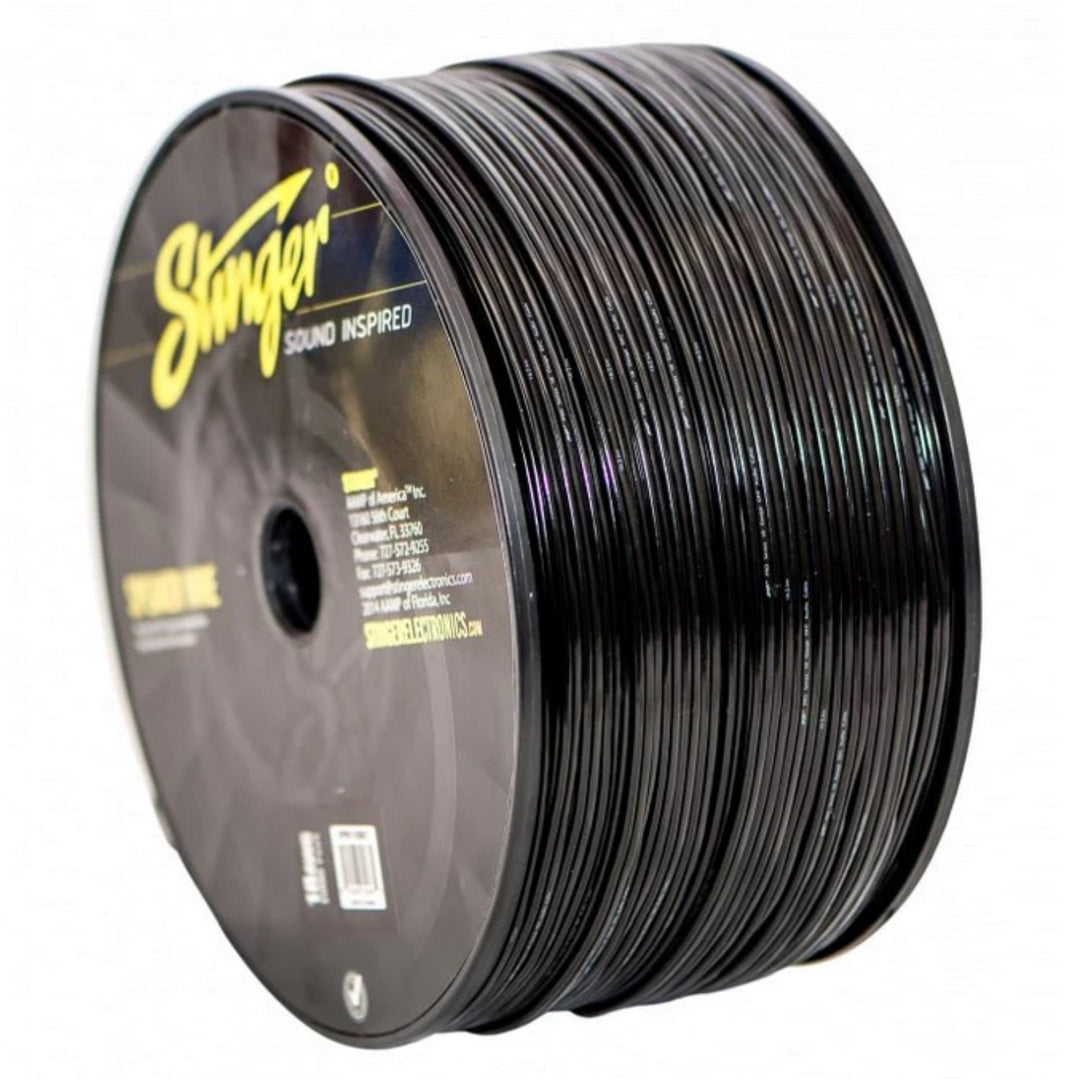 Stinger SPW518BK 18 Gauge OFC 100% Oxygen-free Copper Speaker Wire - 1000 Foot Roll