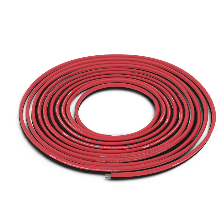 DS18 SW-12GA-500RB Cable de altavoz de aluminio revestido de cobre calibre 12 - Rollo de 500 pies