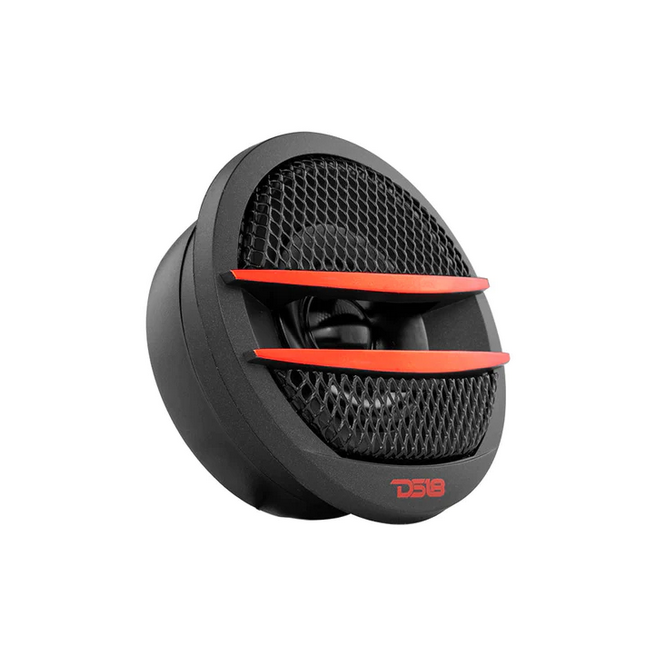 DS18 TX1R Tweeters de ferrita con domo PEI de 2,4" con bloqueadores de graves incorporados - 50 vatios Rms 4 ohmios