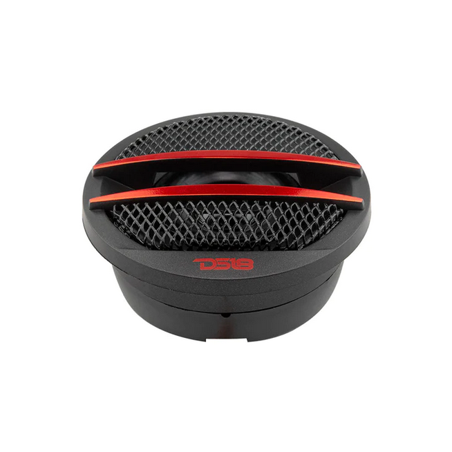 DS18 TX1R Tweeters de ferrita con domo PEI de 2,4" con bloqueadores de graves incorporados - 50 vatios Rms 4 ohmios