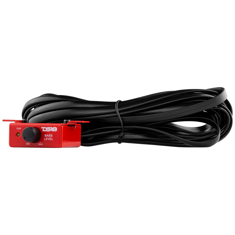 Convertidor de salida de línea DS18 V6HLPRO de 6 canales con detección de señal, encendido remoto, luces LED de clip y perilla de control de graves