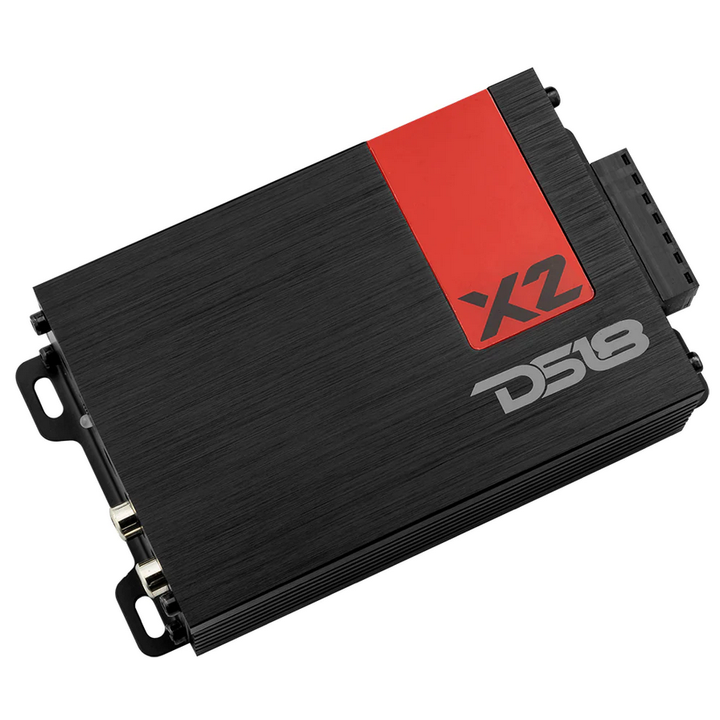 DS18 X2 Compact 2-Channel Class D Full-Range Amplifier - 2 x 140 Watts Rms @ 4-ohm