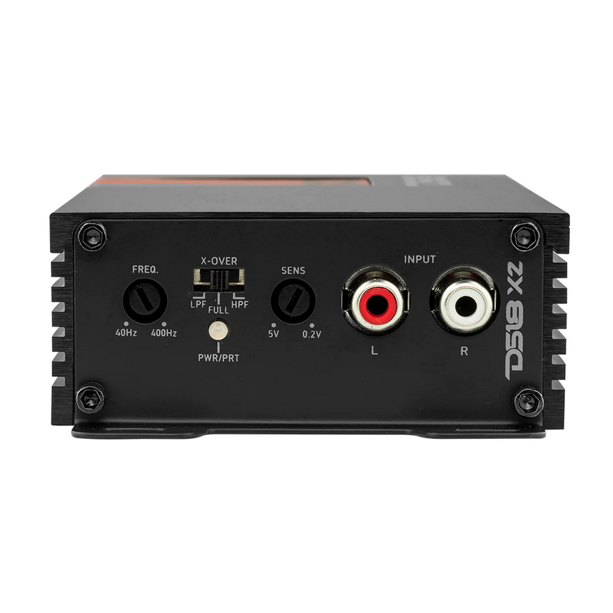 Amplificador compacto de rango completo Clase D de 2 canales DS18 X2 - 2 x 140 vatios Rms a 4 ohmios