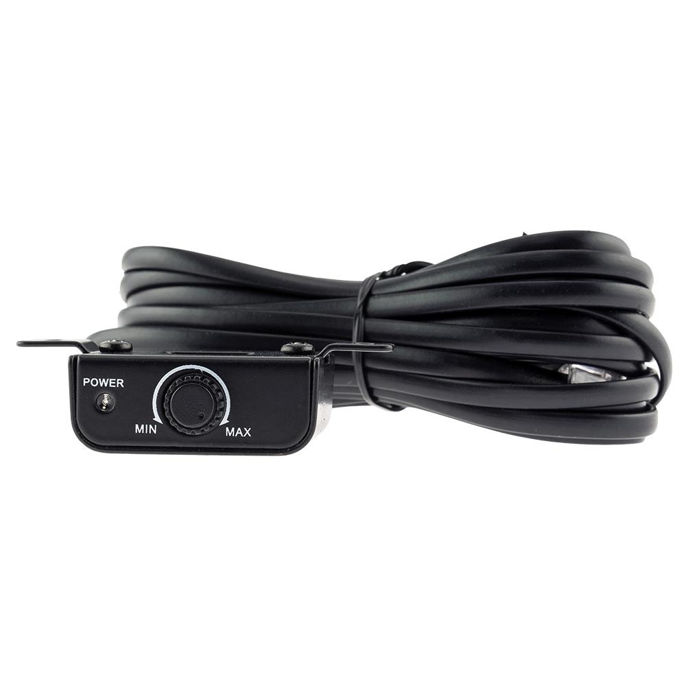 Crossover activo de 3 vías DS18 XM3 con seis salidas Rca de 9 voltios y perilla de control de nivel de subwoofer