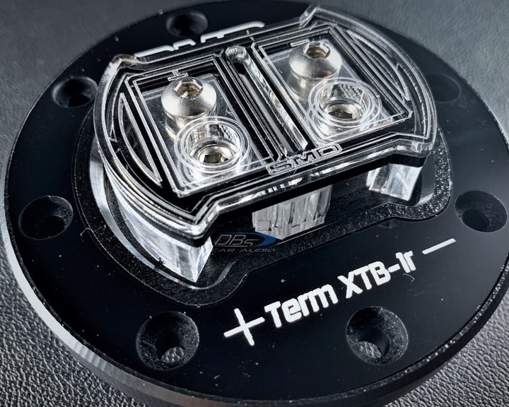 SMD XTB-1 1-Channel Speaker Box Terminal Cup with Stainless / Aluminum Hardware and Black Acrylic Bezel - Made in the USA