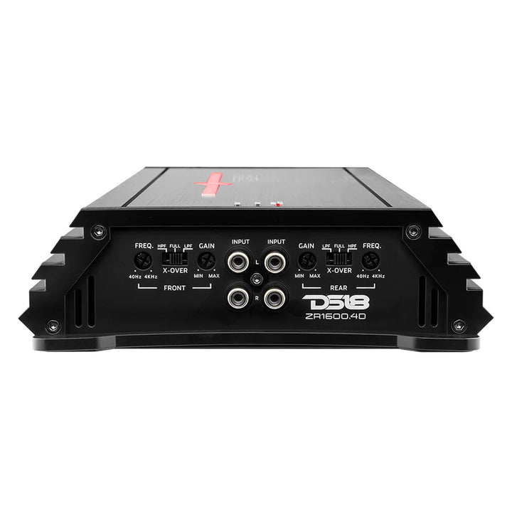 DS18 ZR1600.4D 4-Channel Class D Full-Range Amplifier - 4 x 400 Watts Rms @ 4-ohm