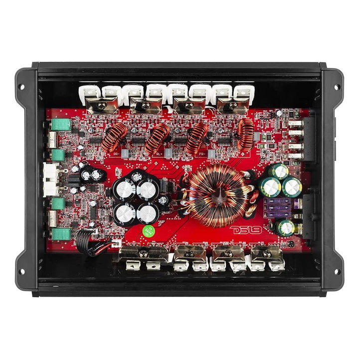 DS18 ZR800.4D Amplificador de rango completo Clase D de 4 canales - 4 x 200 vatios Rms a 4 ohmios